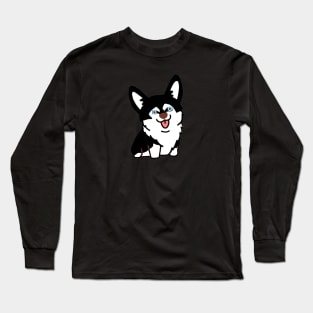 Cute Husky Long Sleeve T-Shirt